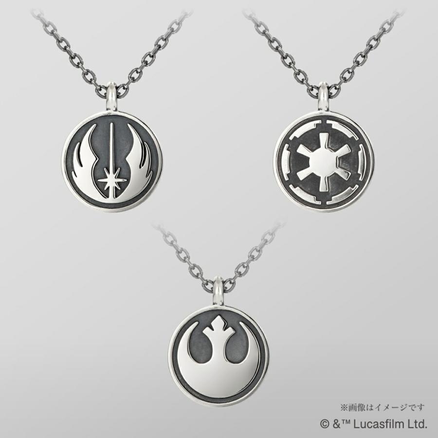 K.UNO ケイウノ 『スター・ウォーズ』 グッズ ネックレス 「ジェダイ・オーダー」 エンブレム ネックレス シルバー 数量限定品 ユニセックス 公式 アクセサリーの画像