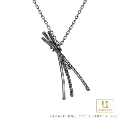 保存版 One Piece アニメ ワンピース グッズ ネックレス アクセサリー ゾロ刀 新世界ver ネックレス シルバー ブラックコーティング 誕生日 記念日 プレゼント 人気ブランド Lespakigali Com