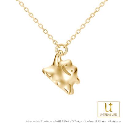 Pokemon ポケモン グッズ メタモン ネックレス K18イエローゴールド 
