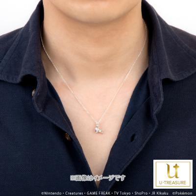 ポケモン グッズ ワンパチ ネックレス プラチナ ユニセックス 男女兼用 レディース メンズ アクセサリー ジュエリー プレゼント ユートレジャーの画像
