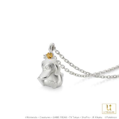 Pokemon（ポケモン） グッズ コダック ネックレス シルバー