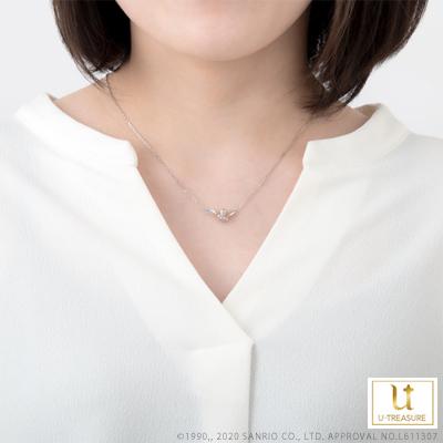 あひるのペックル グッズ ネックレス あひるのペックル ネックレス プラチナ サンリオ プレゼント ギフト アクセサリー 女性 誕生日 記念日の画像