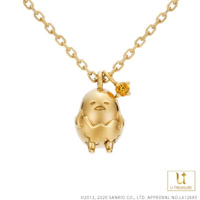 ぐでたま グッズ サンリオ アクセサリー ぐでたま ネックレス シルバー レディース 女性 誕生日 記念日 プレゼント ユートレジャー