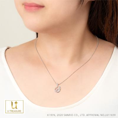 キキ＆ララ グッズ ネックレス Little Twin Stars ネックレス プラチナ サンリオ プレゼント ギフト アクセサリー 女性 誕生日 記念日の画像