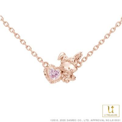 ウィッシュミーメル グッズ ネックレス Wish me mell K18ピンク  