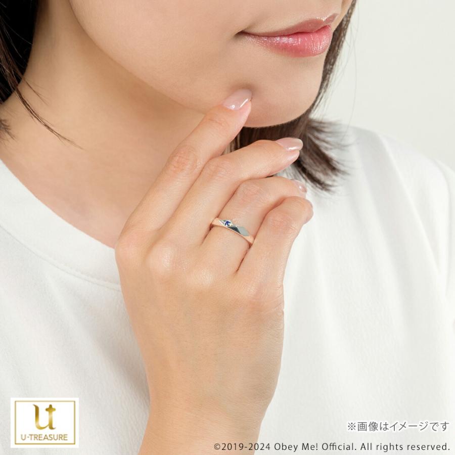 Obey Me! おべいみー! グッズ リング 指輪 シークレットメッセージリング To my precious from Lucifer / ルシファー シルバー レディースの画像