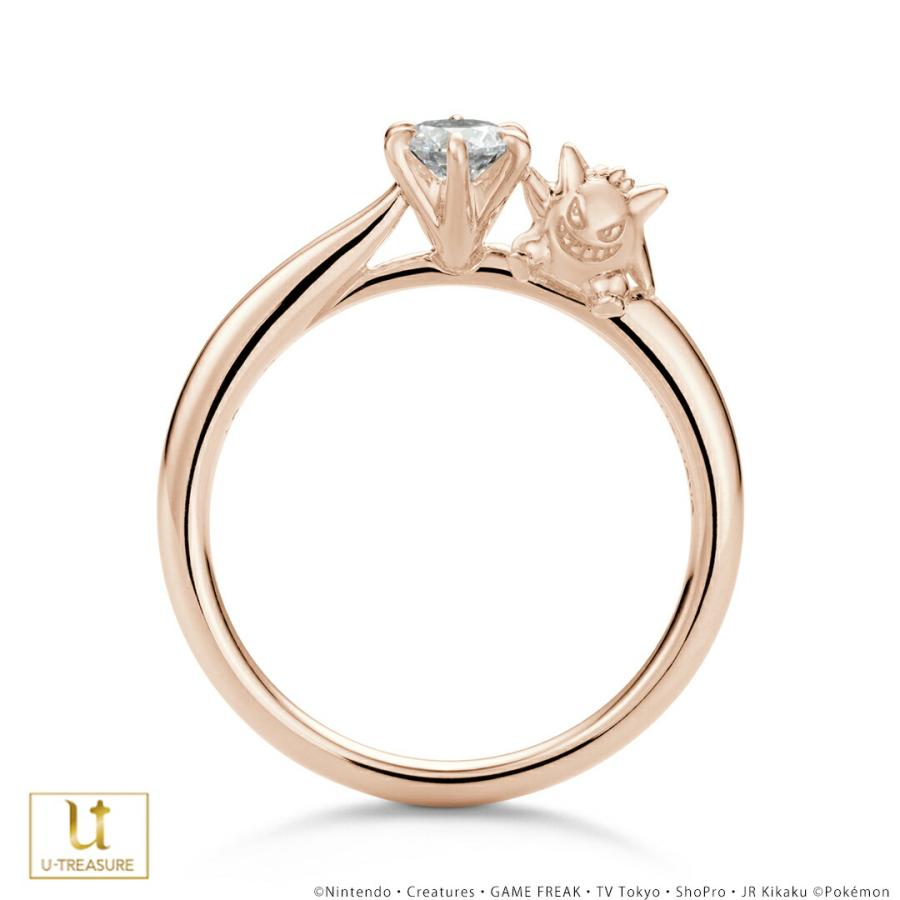 ポケモン ゲンガー リング 指輪 ゲンガー ソリティアリング K18ピンクゴールド ダイヤ込 婚約指輪 エンゲージリング ブライダルリング Po Giv ギヴ Yahoo 店 通販 Yahoo ショッピング