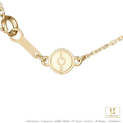 ポケモン グッズ メタモン ネックレス アクセサリー メタモン＆プレートネックレス K18イエローゴールド 男女兼用 ユニセックス プレゼントの画像
