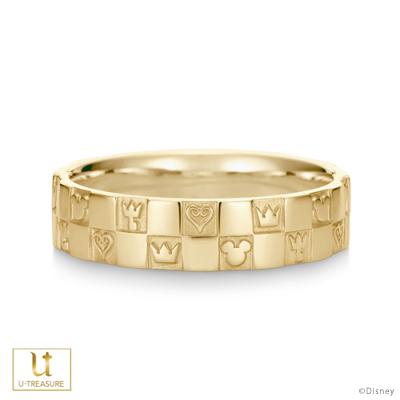 キングダム ハーツ 指輪 / モノグラムリング 「ダブル」 K18イエロー