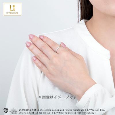 ハリーポッター グッズ リング 指輪 アクセサリー ジュエリー Severus Snape Ring K18ホワイトゴールド ペア ユニセックス 男女兼用 アニバーサリー プレゼントの画像