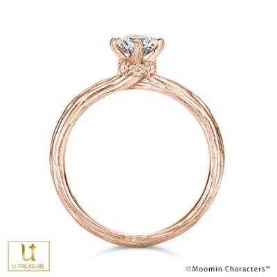 ムーミン 指輪 リング MOOMIN luonto(ルオント) レディース K18ピンクゴールド 婚約指輪 ダイヤモンド 女性 大人 結婚 記念日 プレゼント