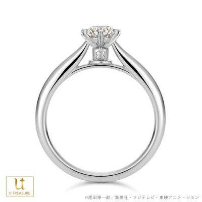 特売 One Piece アニメ ワンピース リング 婚約指輪 One Piece アニメ ワンピース 指輪 トニートニー チョッパー リング K18ホワイトゴールド 婚約指輪 エンゲージリング 記念日 プレゼント ブライダルアクセサリー