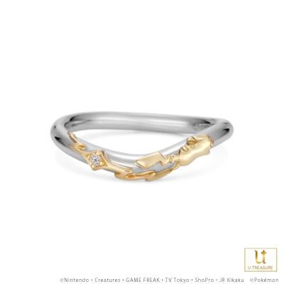 新作モデル ポケモン ピカチュウ リング 指輪 でんきモチーフリング プラチナ K18イエローゴールド 結婚指輪 女性 マリッジリング 記念日 プレゼント 最安値に挑戦 Zoetalentsolutions Com