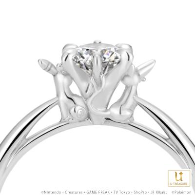 ポケモン エーフィ ブラッキー ソリティアリング プラチナ 指輪 婚約指輪 エンゲージリング ブライダルリング プロポーズ プレゼント Rposl 301 Pt950 Giv ギヴ Yahoo 店 通販 Yahoo ショッピング