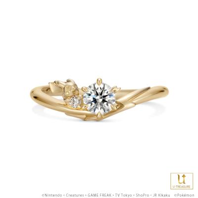 Pokemon（ポケモン） ピカチュウ リング 指輪 でんきモチーフリング