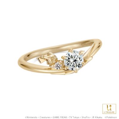 Pokemon（ポケモン） ピカチュウ リング 指輪 でんきモチーフリング