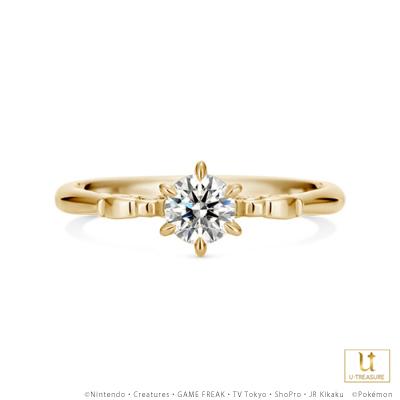 ポケモン ピカチュウ リング 指輪 スクロールシルエット ソリティアリング K18イエローゴールド 婚約指輪 エンゲージリング ブライダル プレゼント Rposl 304 K18yg Giv ギヴ Yahoo 店 通販 Yahoo ショッピング