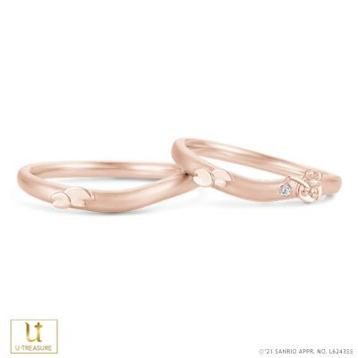 けろけろけろっぴ 指輪 リング レディース 女性 K18ピンクゴールド けろけろけろっぴ 結婚指輪 マリッジリング アニバーサリー ジュエリー サンリオ プレゼント | けろけろけろっぴ | 01