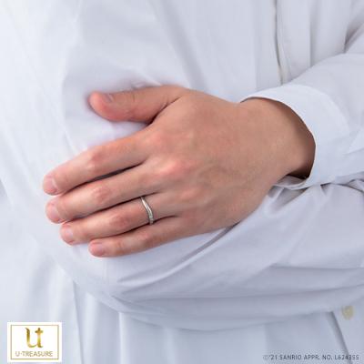 けろけろけろっぴ 指輪 リング メンズ 男性 プラチナ けろけろけろっぴ 結婚指輪 マリッジリング アニバーサリー ジュエリー サンリオ プレゼント | けろけろけろっぴ | 03