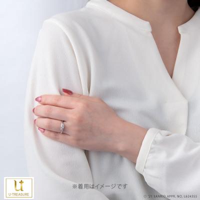 けろけろけろっぴ 指輪 リング レディース 女性 K18ピンクゴールド けろけろけろっぴ 婚約指輪 エンゲージリング アニバーサリージュエリー サンリオ プレゼント | けろけろけろっぴ | 01