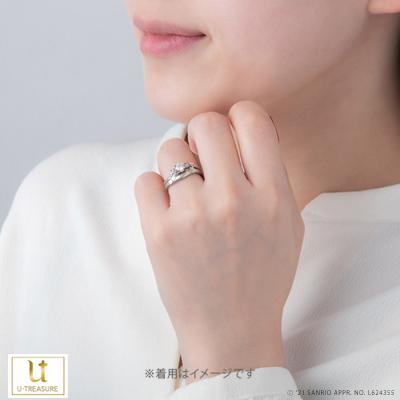 けろけろけろっぴ 指輪 リング レディース 女性 K18ピンクゴールド けろけろけろっぴ 婚約指輪 エンゲージリング アニバーサリージュエリー サンリオ プレゼント | けろけろけろっぴ | 02