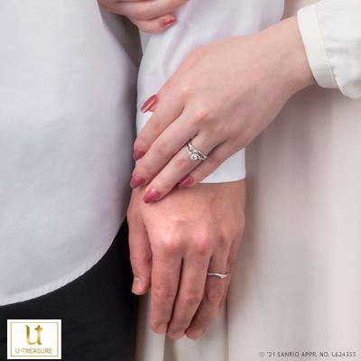 けろけろけろっぴ 指輪 リング レディース 女性 プラチナ けろけろけろっぴ 婚約指輪 エンゲージリング アニバーサリー ジュエリー サンリオ プレゼント | けろけろけろっぴ | 03