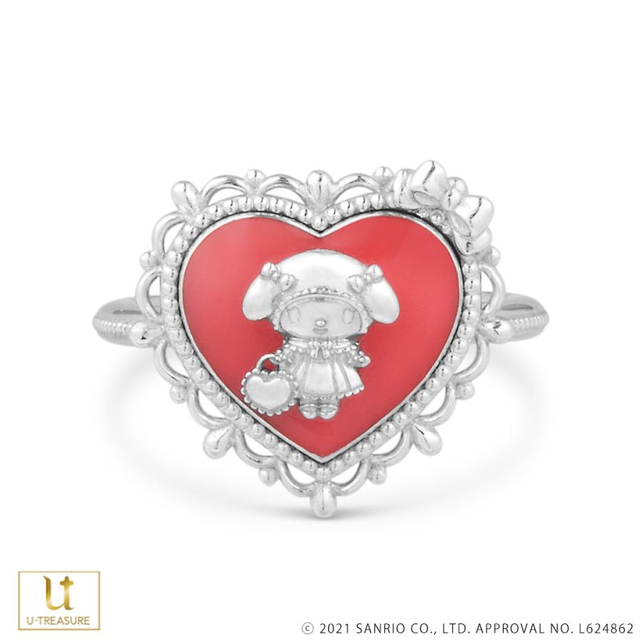 マイメロディ グッズ 指輪 マイメロディ ハートリング シルバー