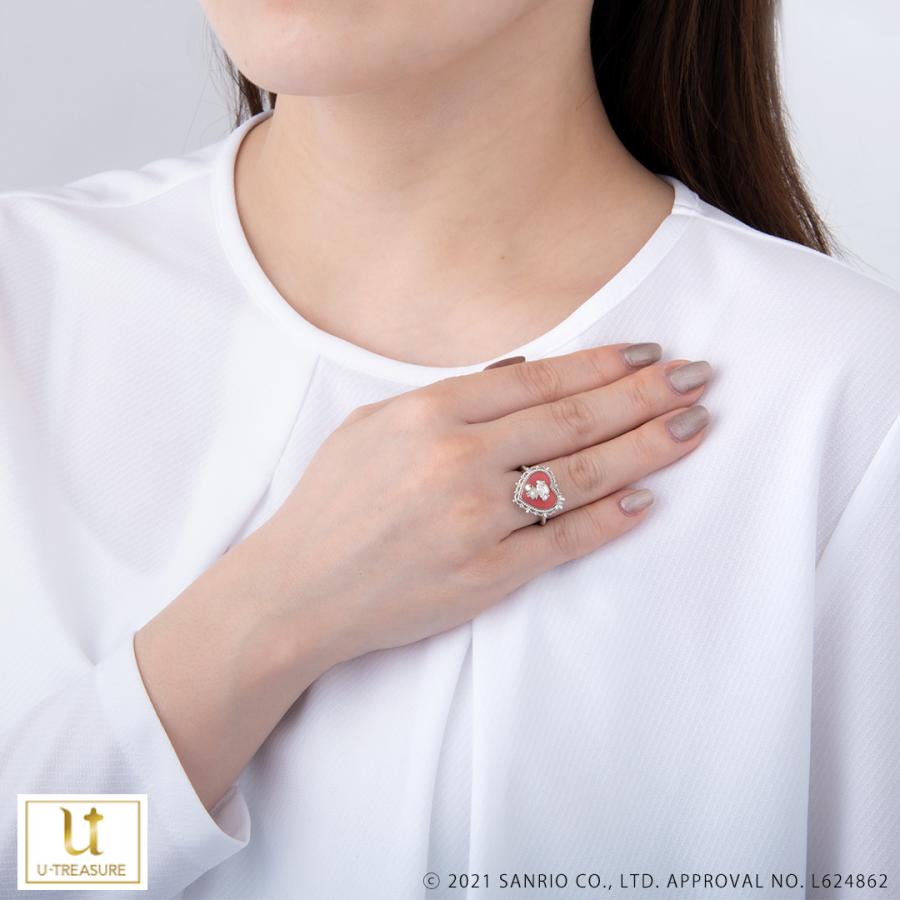 マイメロディ グッズ 指輪 ハートリング シルバー レディース