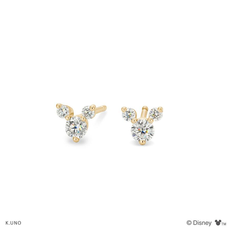 Disney（ディズニー） ケイウノ K.UNO / ミッキーマウス / ピアス K18