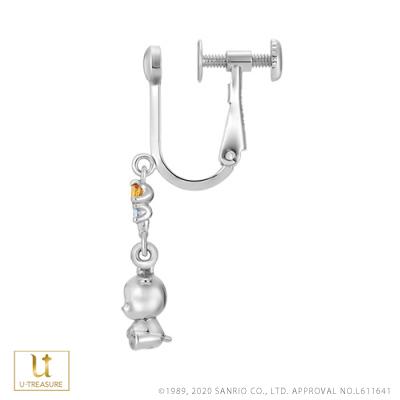 ポチャッコ グッズ イヤリング ポチャッコ POCHACCO イヤリング プラチナ アクセサリー ジュエリー プレゼント レディース 女性 誕生日 記念日の画像