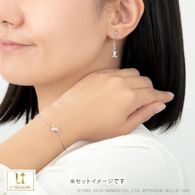 ポチャッコ グッズ イヤリング ポチャッコ POCHACCO イヤリング プラチナ アクセサリー ジュエリー プレゼント レディース 女性 誕生日 記念日の画像