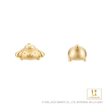 ポムポムプリン グッズ サンリオ アクセサリー POMPOMPURIN ピアス K18