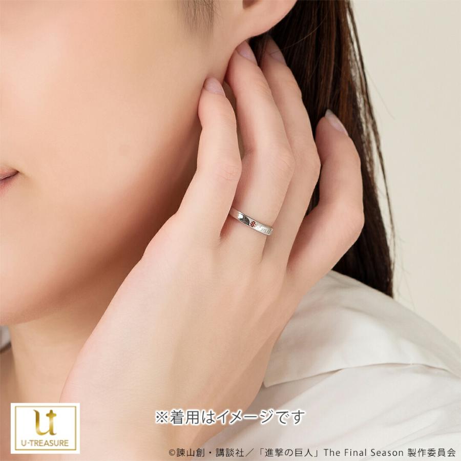 進撃の巨人 グッズ リング 指輪 メッセージリング ハンジ