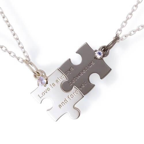 the kiss 925シルバーパズルピースネックレス ネックレス THE KISS ザキス キス ザキッス シルバー アクセサリー
