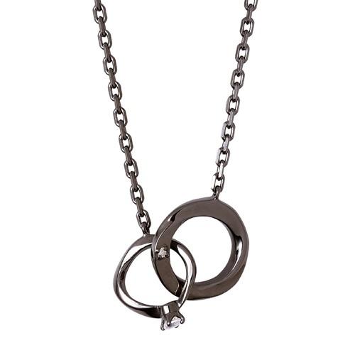 ペアネックレス THE KISS ザキス ザキッス キッス ブランド シルバー ネックレス メンズ単品 アクセサリー カップル プレゼント_1