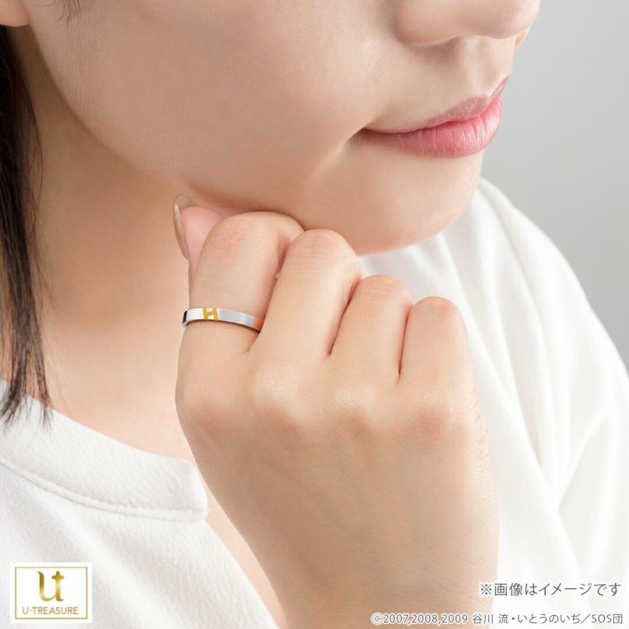 涼宮ハルヒの憂鬱 グッズ 指輪 20周年記念リング プラチナ 選べる