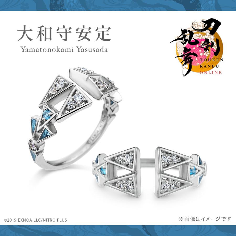 刀剣乱舞ONLINE グッズ リング フォークリング「大和守安定」 シルバー