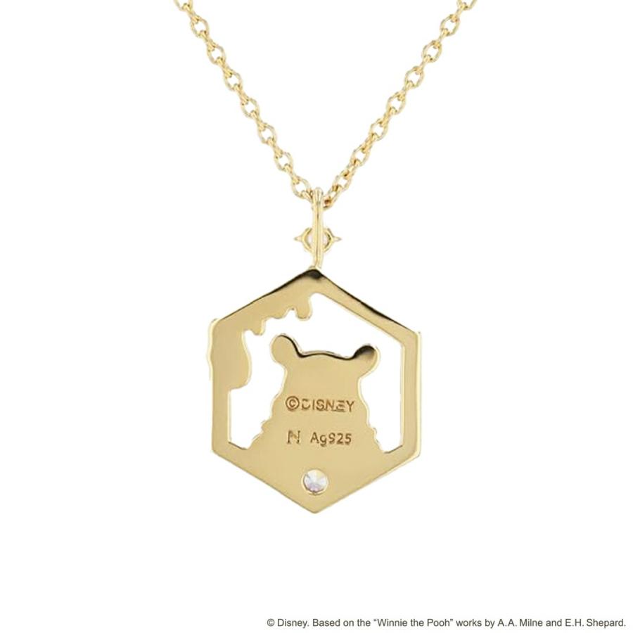 Disney（ディズニー） くまのプーさん ネックレス シルバー（イエロー