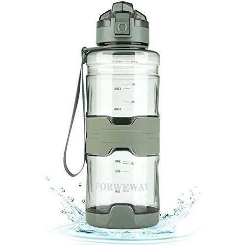 フィルター付き1.5L ウォーターボトル FORWEWAY BPAフリー大容量ウォーターボトル食品グレードの素材再利用可能な100％漏れ防止