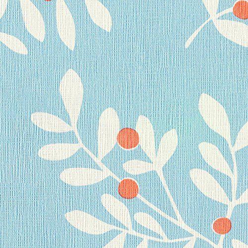 リリカラ 壁紙35m 北欧 花柄 ブルー Casual Lw 2819 激安大特価