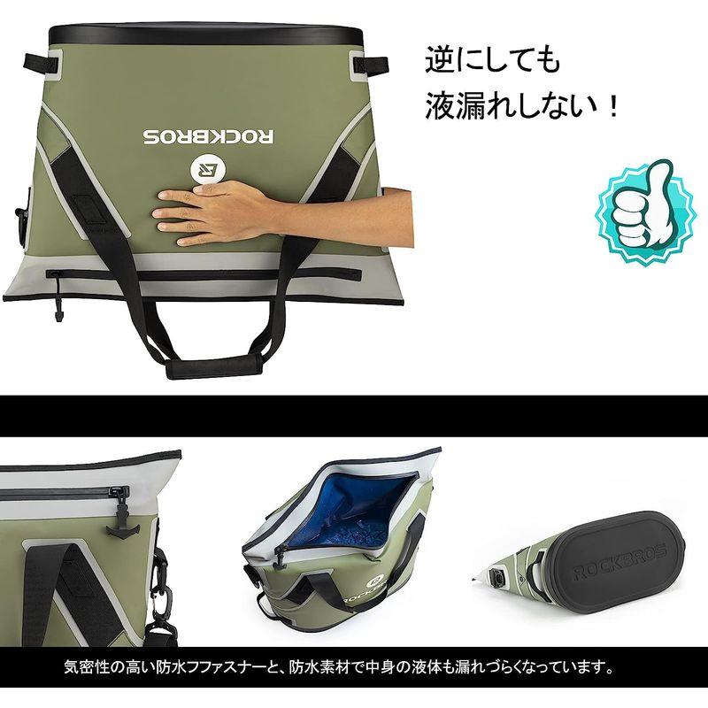 ROCKBROS(ロックブロス)クーラーバッグ 保冷バッグ 大容量 48時間保冷 キャンプ ソフトクーラー 22L アイス クーラーボックス 48時間保冷 ロックブロス クーラーバッグ 保冷バッグ 大容量 キャンプ ソフトクーラー 22L アイス クーラーボックス