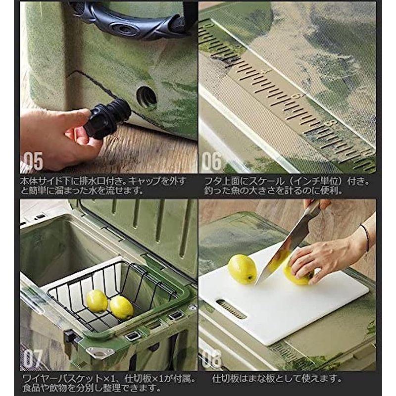 アイスランド クーラーボックス 20qt デザートカモ / 18.9L TST iceland cooler box 付属品付き 最長保冷5 デザートカモ 9L サイズ クーラーボックス 20qt TST iceland cooler box 付属品付き 最長保冷5 量 約