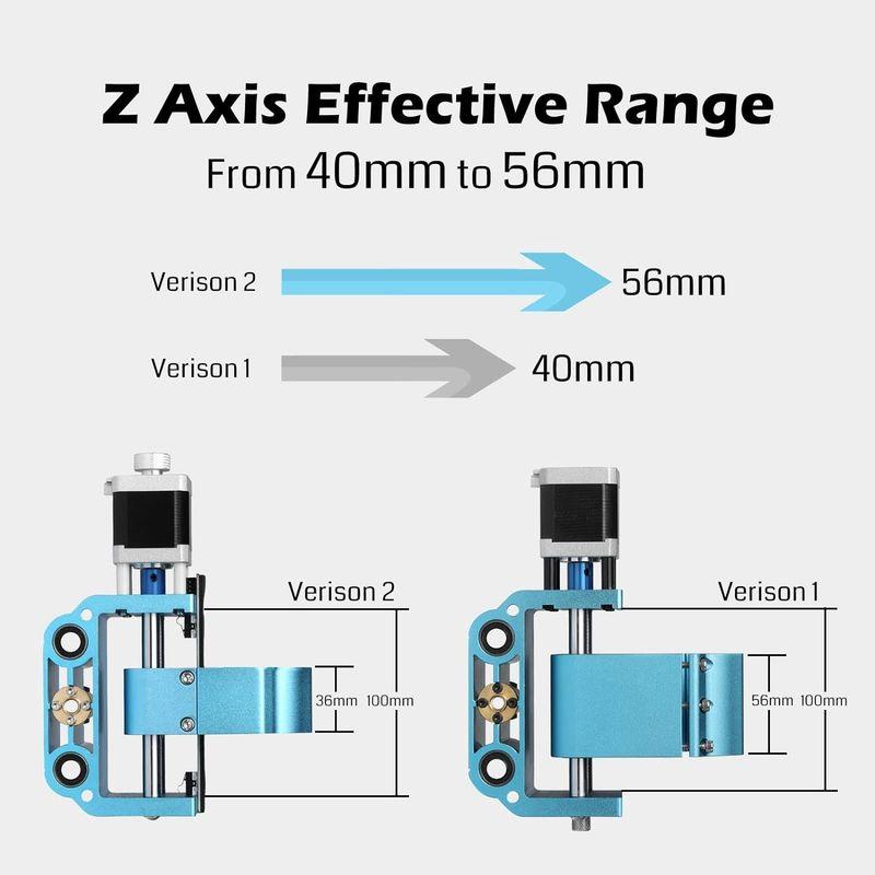 Genmitsu アルミニウム Z 軸アセンブリ V2 スピンドル モーター