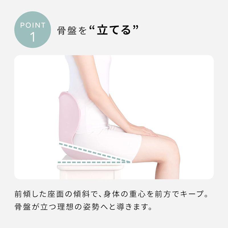 公式ストア限定スタイル ナチュラル(Style Natural) ガイドブック付き 姿勢矯正 腰痛 骨盤サポートチェア 座椅子 (グレー)｜give-joy-store｜08