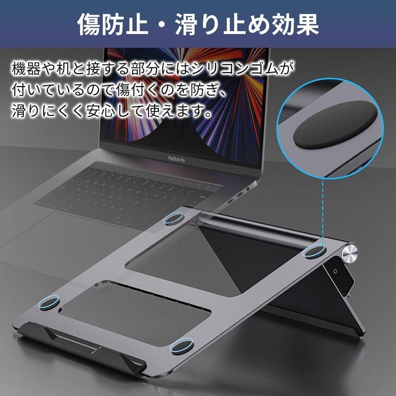 安心の日本企業 適格請求書発行可 ノートPCスタンド Type-C 180度 高さ調節 充電 3840×2160 4K@60Hz イーサネッ｜give-joy-store｜08