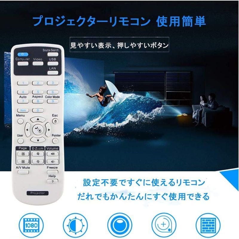 EachLight プロジェクター交換用 リモコン Epson エプソン EH-TW5200, EH-TW530, EH-TW5350, E : Give Joy Store - 通販 - Yahoo!ショッピング EachLight プロジェクター交換用 リモコン Epson エプソン EH-TW5200, EH-TW530, EH-TW5350, E : Give Joy Store - 通販 - Yahoo!ショッピング