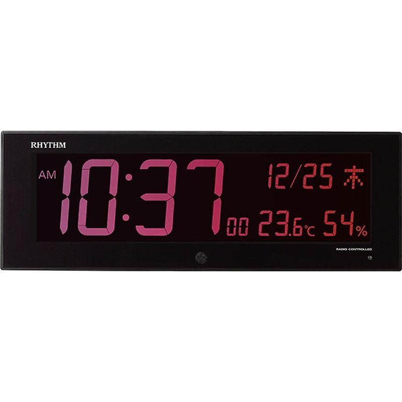 リズム(RHYTHM) 大型 掛け時計 電波時計 デジタル カラー リズム(RHYTHM) 大型 掛け時計 電波時計 デジタル カラー