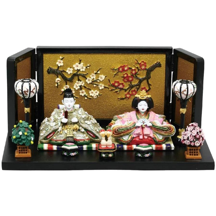 販売通販店 雛人形 ミニ ひな人形 内裏雛若葉中 絵屏風付 オブジェ 置物 美術品 新品 雛祭 ひなまつり お雛様 お内裏様 三人官女 桃の節句 梅 季節春 ポッキリ送料無料 App Digitallimegreen Co Za