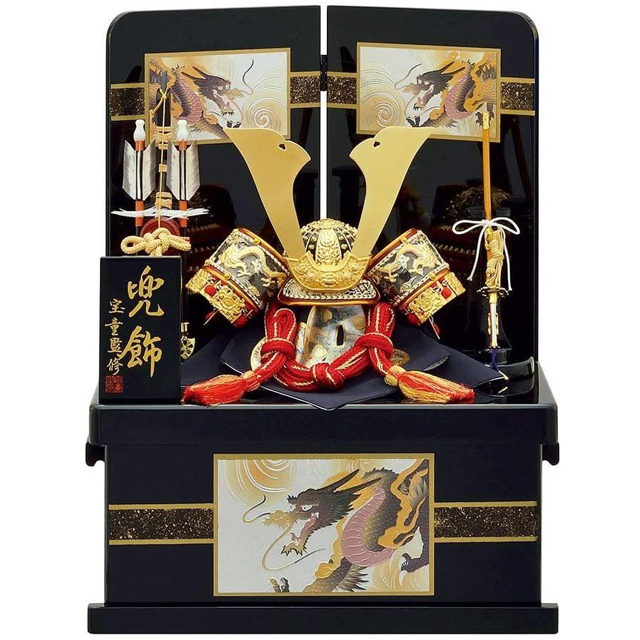 五月人形 雲竜兜 5月人形 8号 おしゃれ 収納式 Give Happiness 季節玩具 雲竜兜 兜飾り 8号 収納飾り コンパクト