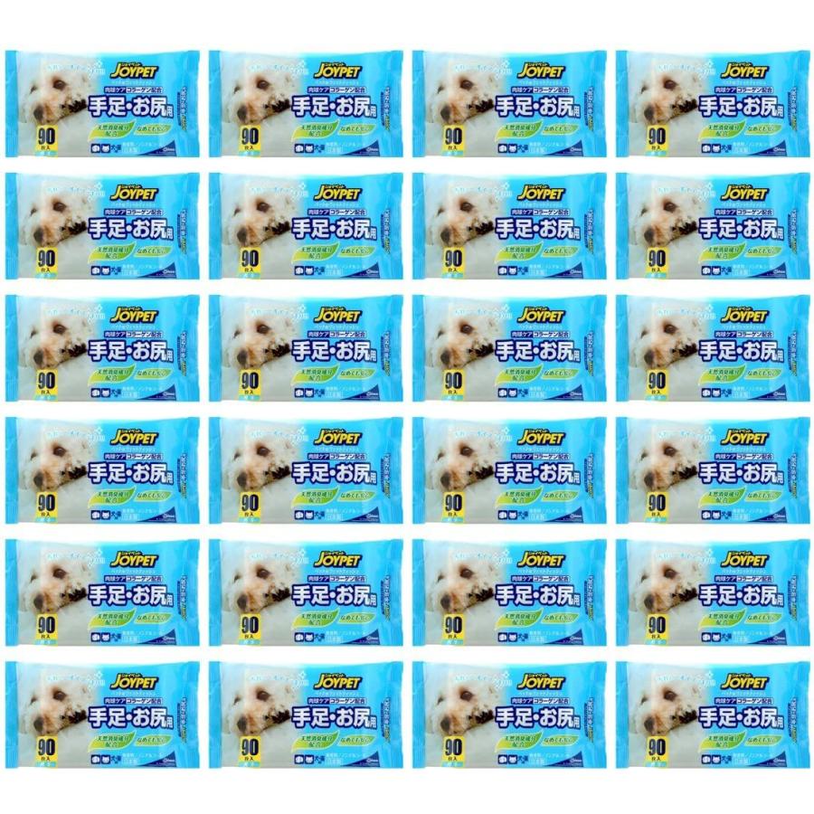 魅力的な Joypet ジョイペット ペット用ウェットティッシュ 90枚入り24個パック 2160枚入り 大容量パック 犬猫 手足お尻用 なめても安心 天然成分 新規購入 Nooitmeergrasmaaien Be